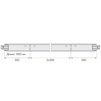 Retail 15 Zn - Поперечная рейка 1200 мм
