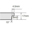 Потолочная плита БИОГУАРД АКУСТИК BIOGUARD ACOUSTIC Tegular 15 (MicroLook) 600x600x17