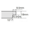 Потолочная плита ДЮНА МАКС DUNE MAX Tegular 600x600x18
